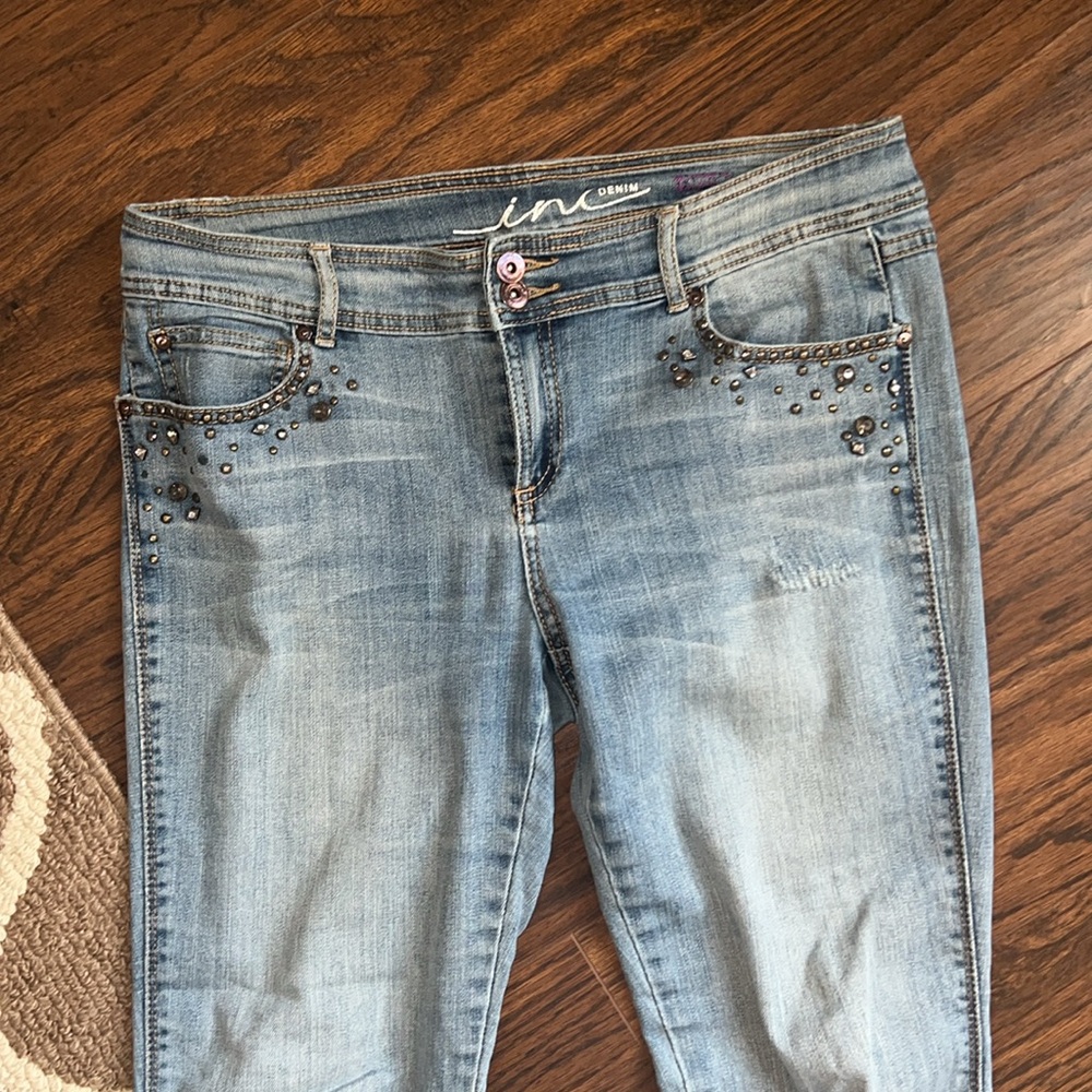 Vintage INC jeans with studded pockets